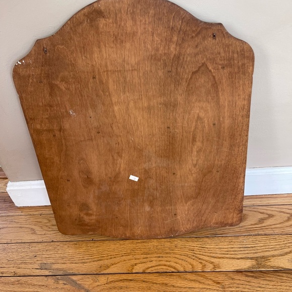 Vintage Carved Wheat Wooden Wall Mounted 64 Spoon Holder Display Rack Wood Rare - Picture 5 of 5